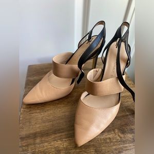 Banana Republic Leather Slingback Stilettos